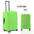 UOO Custom Logo Print Travel Letter Classic Carry-On Trunk Stretch Polyester Luggage Cover Protector Suitcase Cover