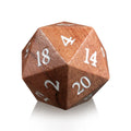 Custom D20 Wooden RPG Dice Set Luxury Giant 20-Sided DnD Board Game Burlywood 16mm Wood D20 Dice
