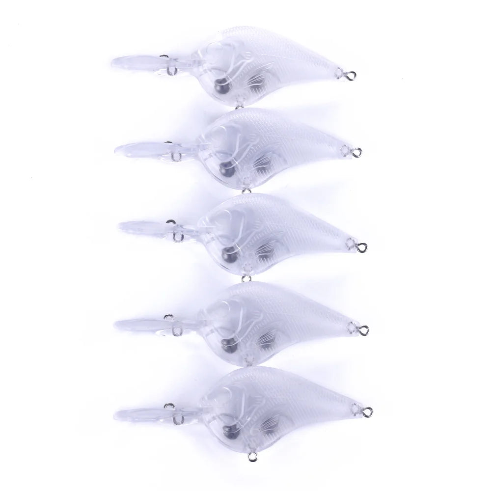 Wholesale CB024-0 9.5cm 9.5g Artificial Hard Bait Unpainted Blank Crankbait Fishing Lures