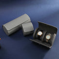 Manufacturer Supply Hot Selling Luxury 3 Slots Watch Leather Travel Portable Watch Roll Storage Box case