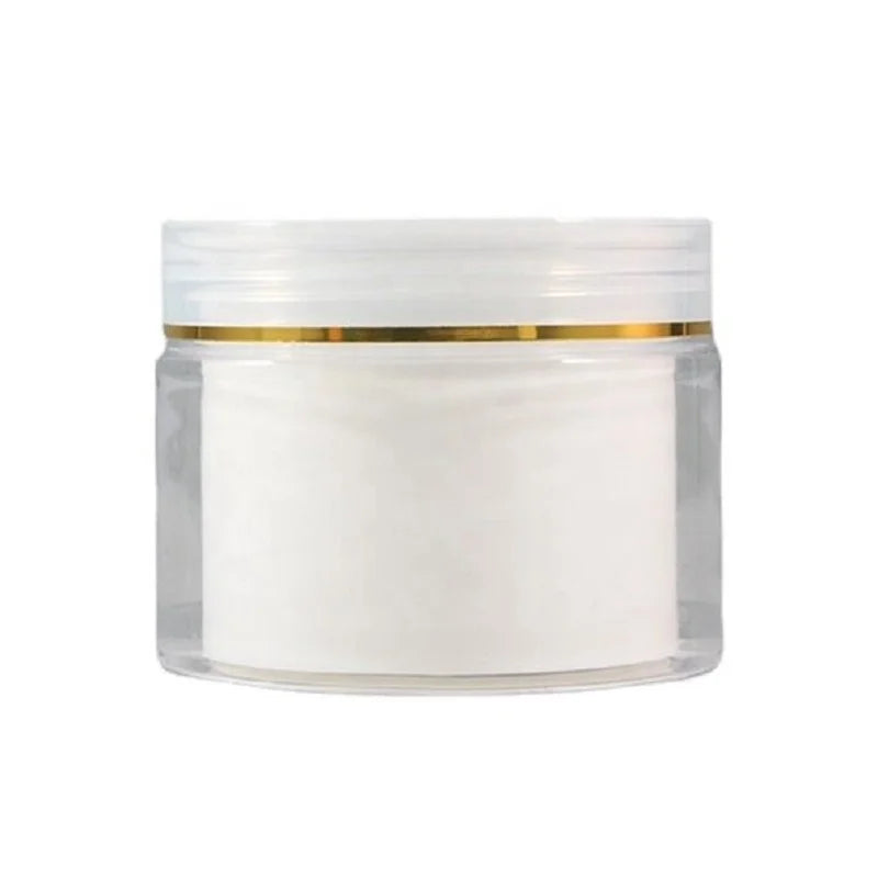 Double Wall PET Plastic Cream Jar Wide Mouth Facial Mudpack Pot Body Butter Scrub Cosmetic Refillable 100g Face Cream Container