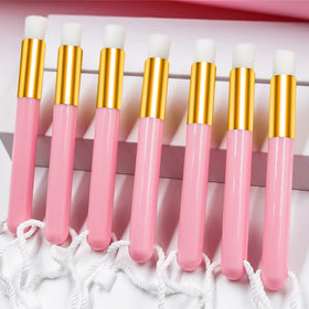 Wholesale Lash Extensions Foam Cleanser Shampoo Brush Pink Black White Cleaning Lash Shampoo Brush