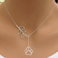 Female Fashion Silver Color Choker Necklaces Jewelry Simple Alloy Leaf Bear Paw Necklace for Women
