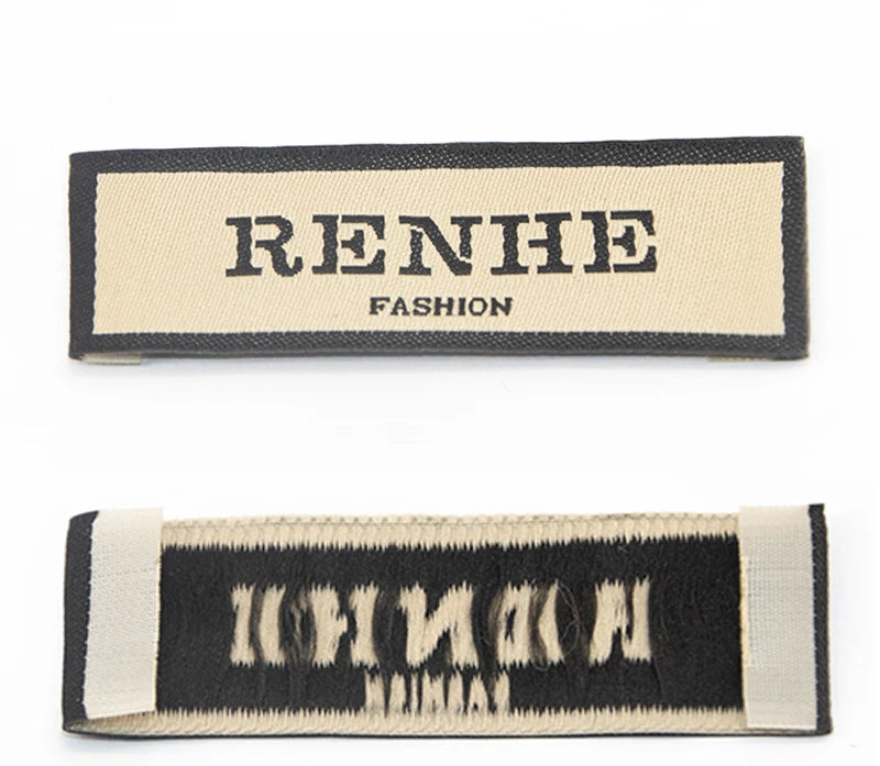 Customized Tag Silk Neck Label Tagger Clothes Made for Woven Custom Labels Clothing