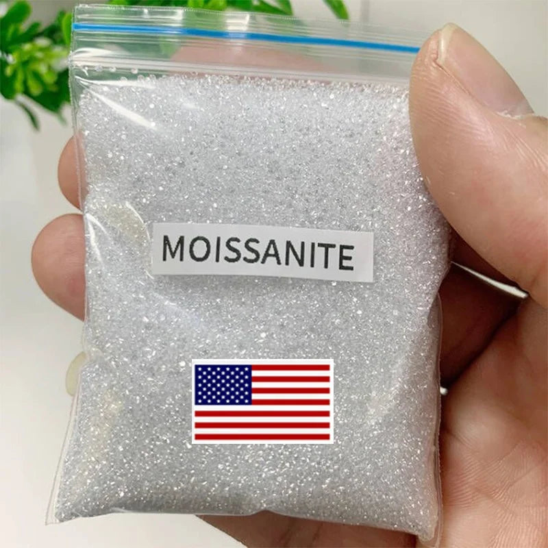 Past Diamond Tester Factory Prices Moissanite 1-3mm DEF/VVS Clarity Round Melee Moissanite Stone for Rings Making
