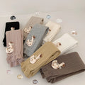 New Style Spring New Style Korean Sweet Ruffle Princess Pants Soft Cotton Funny Cartoon Goose Dolls Kids Girls Leggings