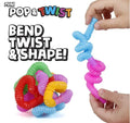 HelloWorld Hot One Small Fidget Popp Tube Sensory Toy Fine Motor Skills for Toddlers Kids Adults Fidget Tube Sensory Toy