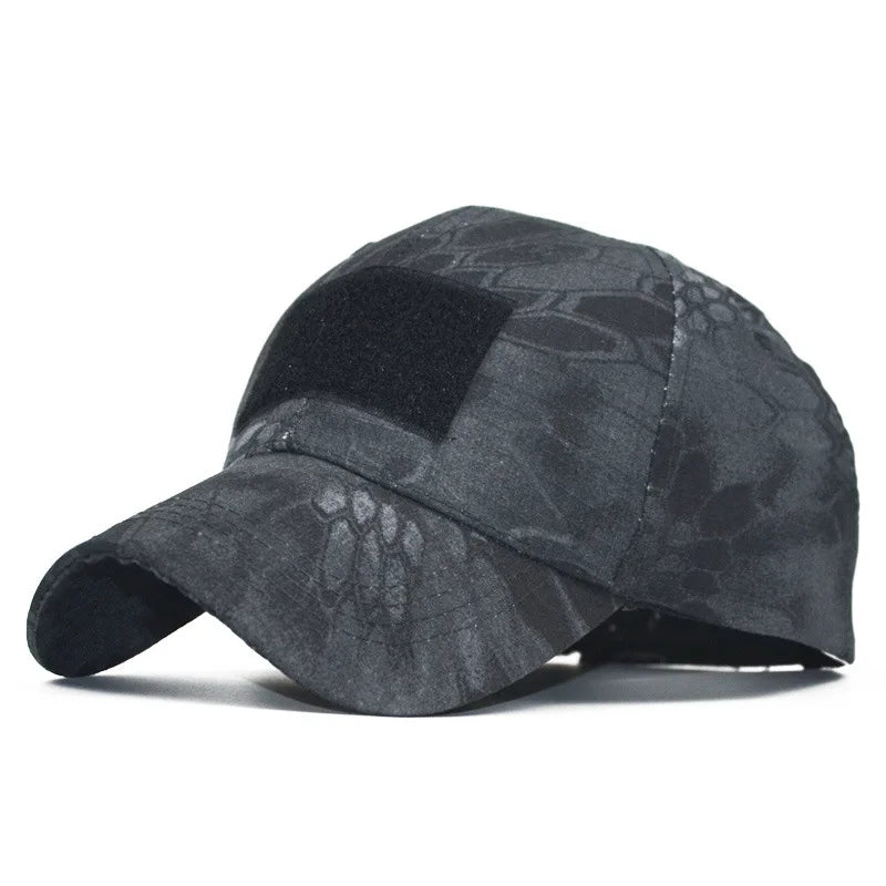 Wholesale Hook and Look Patch Adjustable Tactical Ripstop Camo Camouflage Outdoor Cotton  Baseball Sports Mens Cap Hat