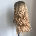 Natural Hair Wig Ash Blonde Human Hair Wigs Mongolian Wig Jewish Hair