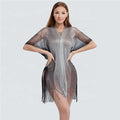 New Gradient Colors Soft Sundress Women Summer Poncho Polyester Beach Wear Bikini Cover up Lady Beach Pareo Sarong Beach Dress