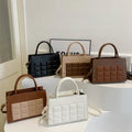 2025 Hot Selling Fashion Woman Crossbody Bags Large Sling Square Bags Chocolate Shape Woman Handbags