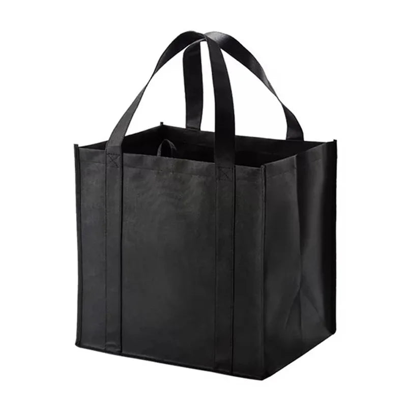 Factory Wholesale Durable Reinforced Nonwoven Grocery Shopper Bags Reusable Non-woven Shopping Bag