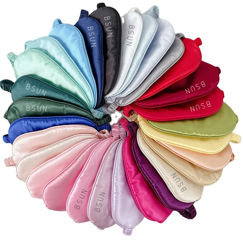 Wedding Giveaway Gift Silk Sleep Eye Mask Super Soft with Adjustable Strap