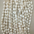 Wholesale Price Width 11-12 mm Length 12-14 mm Big Baroque Loose Nature Freshwater Pearl in Strand AAA Quality Without Nuclear