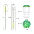 Private Label Disposable Retractable Foldable Pen Shaped Portable Lash Eyelash Extension Cleaning Spoolie Mascara Wand Brush