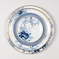 Jacotta New Product Ideas 2025 Plates Sets Dinnerware Blue Flower Tableware Abaya Dubai Wedding Porcelain Dinner Sets MegaBDM