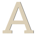 Good Quality Multipurpose 12 Inch Unfinished Standing Sign Board Wall Hanging Wooden Alphabet Letter