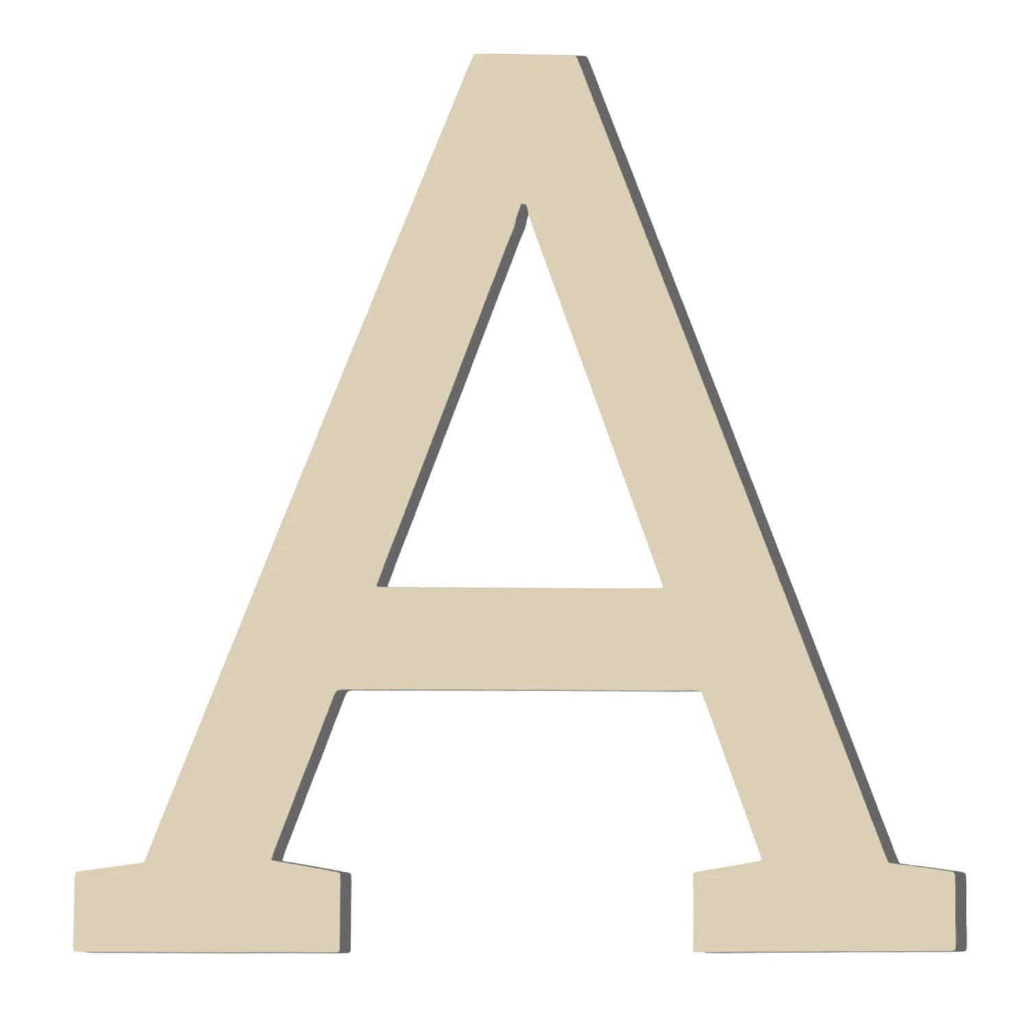 Good Quality Multipurpose 12 Inch Unfinished Standing Sign Board Wall Hanging Wooden Alphabet Letter