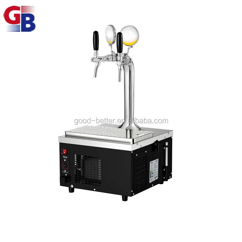 Newly Double Ways Desktop Beer Pump and Cooler Beer Colding Machine with Drip Tray