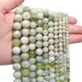4 6 8 10 12mm Natural Hsiuyen Chalcedony Smooth Round Loose Spacer Beads for Jewelry Crafts Making Diy Bracelet  Accessories