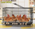 Egg Chicken Cage Household Large Breeding Cage for Duck Goose Quail with Egg Tray