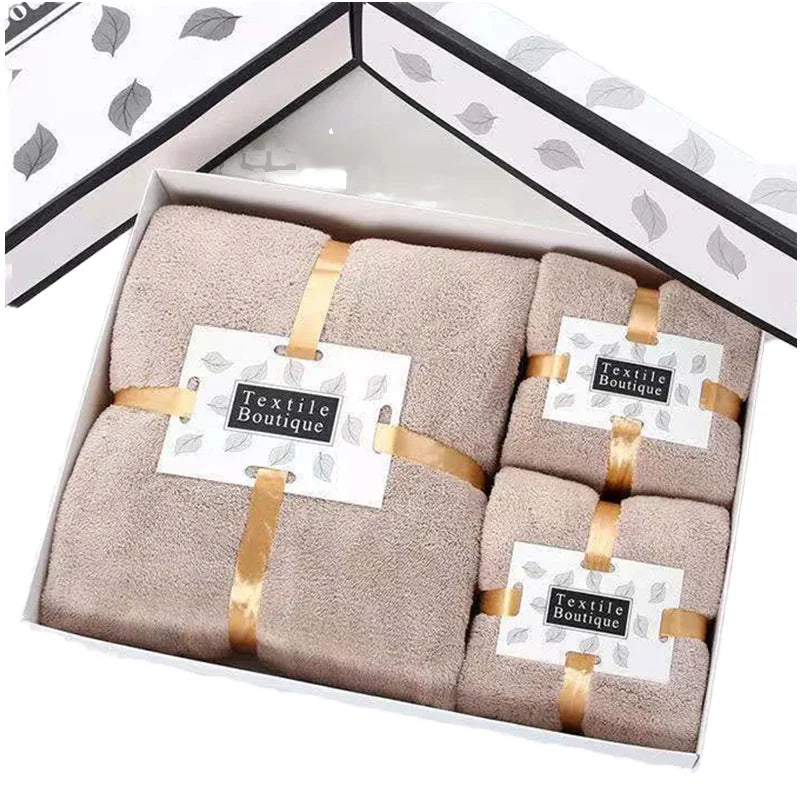 Luxury Premium 300 Gsm Microfiber Bath Towel Solid Color Woven Technique Custom Logo Home Use Hot Selling