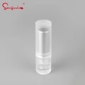 In Stock Frosted Matte Round Lipstick Tube Luxury Custom Logo Lip Balm Container