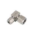 Stainless Steel Instrument Reducing Tubing Union 90 Degree Double Ferrule  Elbow Connector Fitting
