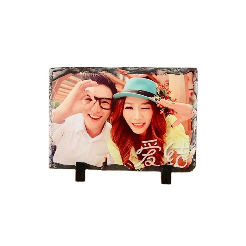 SH-03 150*200*9mm Photo Rock Sublimation Blanks Rock Slate Photo Can Be Custom for Print Picture and logo