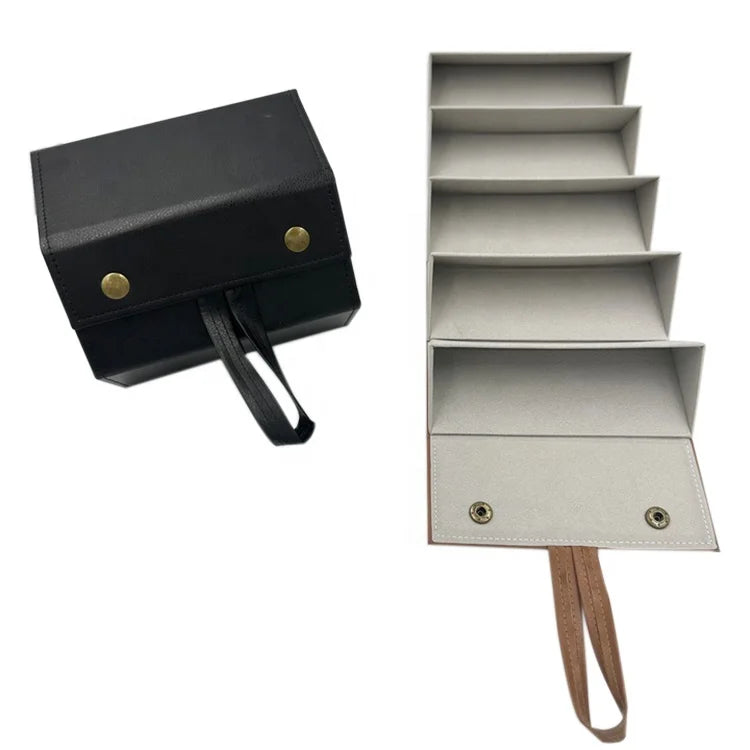Wholesale 2 \3 \ 4\ 5 \ 6 Slots Multi-slot Glasses case Leather Sunglasses Packaging