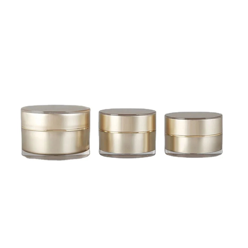 Luxury 10g 20g 30g 50g Jars Gold Creme Packaging 50g Face Cream Jar for Sale