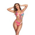 Women's Cosy Bay Lace up Back Adjustable Two Piece Bikini Sets