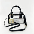 European American Versatile Trend Candy Shoulder Jelly Transparent Gym Satchel PVC Beach Bag Women Clear Stadium Crossbody Bag