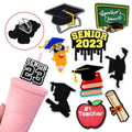 Straw Topper Charms Senior 2023 High School College Graduations Straw Topper Charms