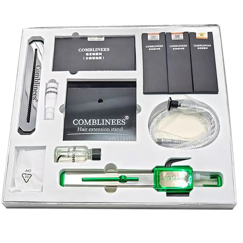 New Design Wholesale Alloy /ordinary Materials Cold Glue Hair Extension Tool Invisible Full Set for More Natural Hair Extension