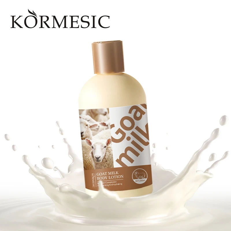 OEM KORMESIC Private Label Organic GOAT MILK Whitening Skin Care Nourishing Moisturizing Beauty Body Lotion