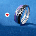 Couple Ring For Wedding Jewelry Valentine's Day Gift Open Adjustable Ring Deer Couple Ring for Men Women