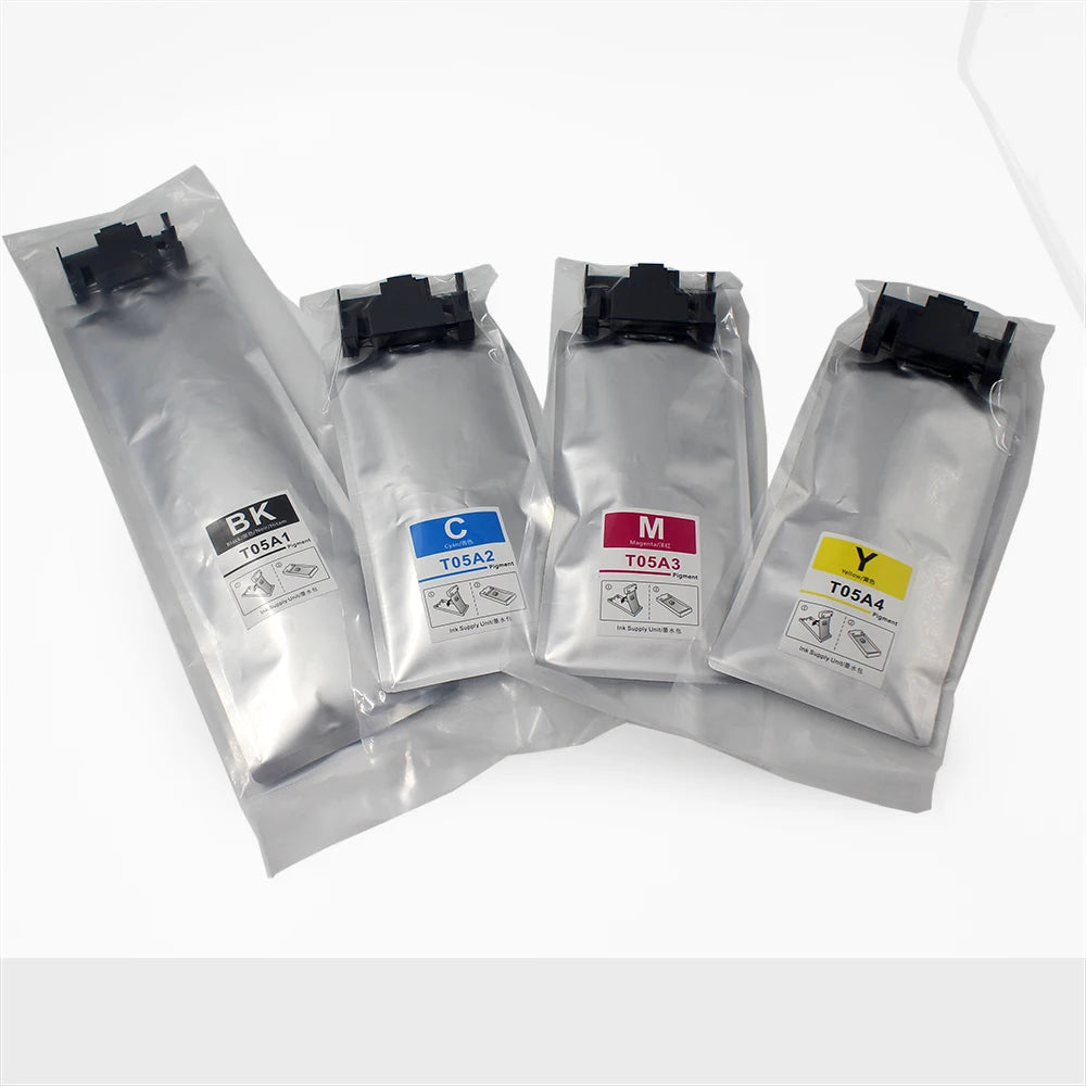 Compatible T05A1 T05A2 T05A3 T05A4 Ink Bag With Pigment Ink for Epson WorkForce Pro WF-C878R WF-C879R C878R C879R Printer