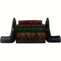 Black Resin Hand Bookends with Realistic Finger Details Heavy-duty Book Supports for Office Desks and Library Decor
