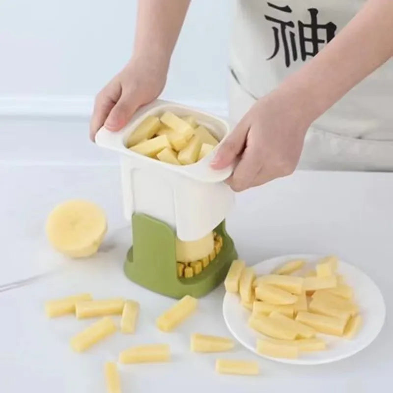 Hot Sale Vegetable Potato Slicer Cutter Chopper Chips Making Tool Potato Cutting Fries Tool