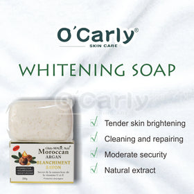 Wholesale Skincare Organic Moroccan Argan Oil Deep Cleansing Dark Spot Mites Acne Remover Whitening Bath Soap