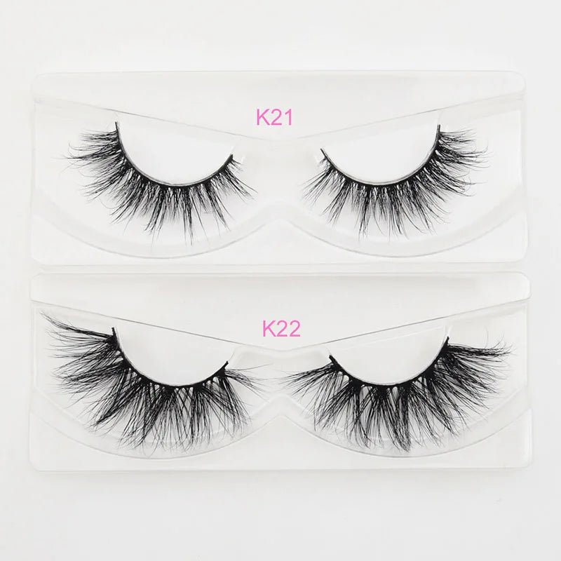 K22 Alibaba Best Seller Fluffy Lashes Mink 3d Eyelashes Vendor mink lashes wholesale