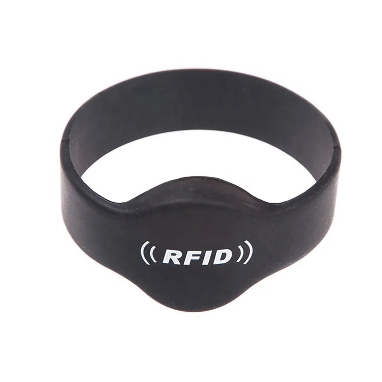 New NFC Product Access Control Card Waterproof Silicone NFC QR Code Payment NFC Bracelet RFID Wristband