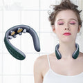 9d Vibration Deep Kneading Six Head Cervical Spine Massage Shoulder and Neck Instrument for Pain Relief