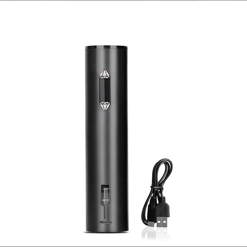 New Arrival 2024 Red Wine Accessories Rechargeable Automatic Electric Wine Opener With Foil Cutter