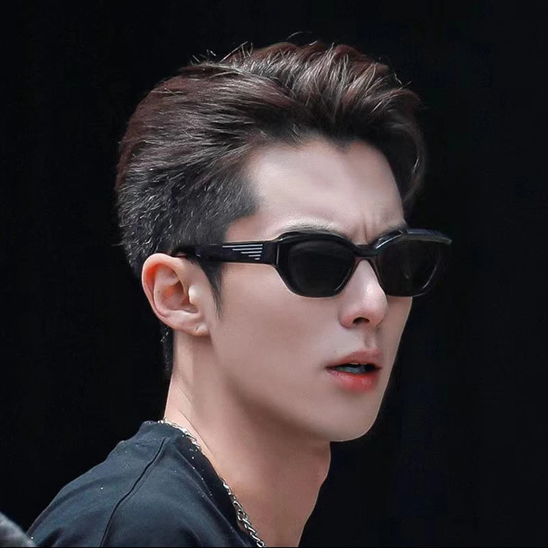 STORY XA1006 Retro Driving Vintage Cat Eye UV400 Protection Shades Sun Glasses Simple Fashion Rectangle Sunglasses Women Men