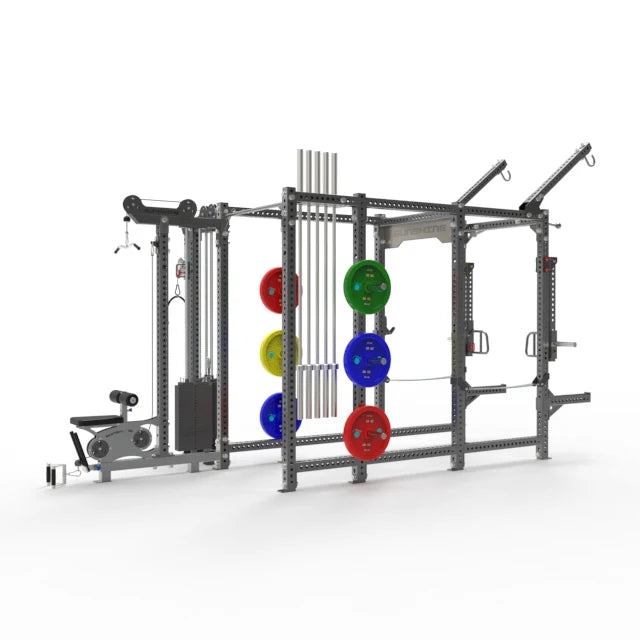 Commercial Gym Heavy-Duty Power Cage Squat Rig Multifunctional Sport Machine for Bodybuilding Home Gym Pulleys & Squat Rack