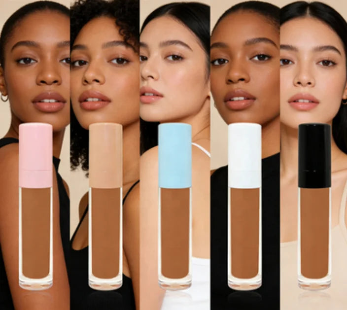 Wholesale High Definition Vegan Liquid Concealer Full Coverage Moisturizing Cream Makeup for Skin Custom Logo