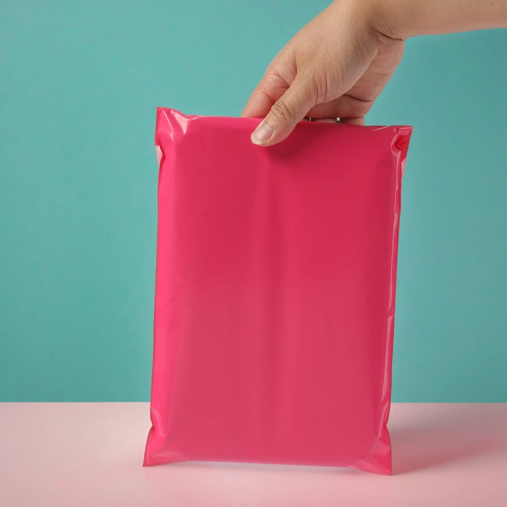 38*52cm/14.9*20.5 Inch Factory Mail Poli Poly Mailer Waterproof Red Courier Mailing Bag Shipping Packing Bag for Hoodies Clothes