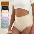 Wholesale New Type Summer Fine Quality Fascinating Stretch Cotton Mid Rise Lace Panties Women Mixed Colors Free Size 18-25 Years
